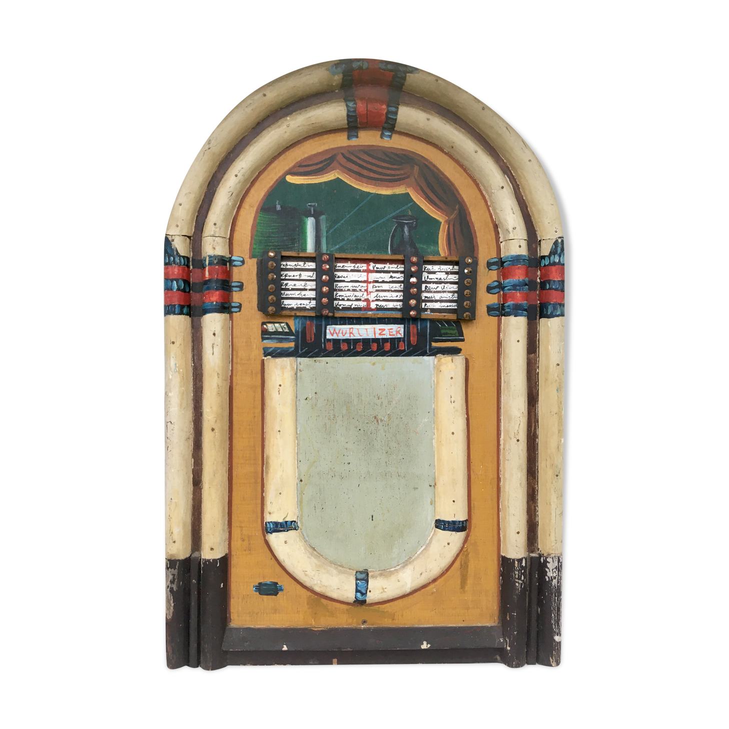 Decorative panel in vintage relief