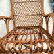 Fauteuil enfant rotin dossier haut