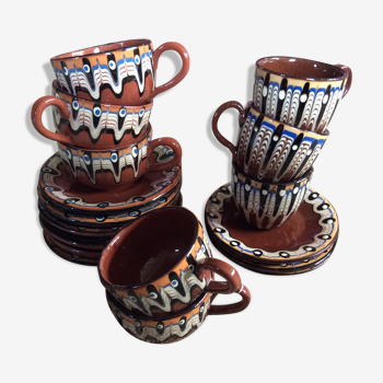 Set of 8 coffee cups