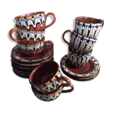 Set of 8 coffee cups
