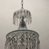 Murano Glass Crystal Light Pendant 1950’s