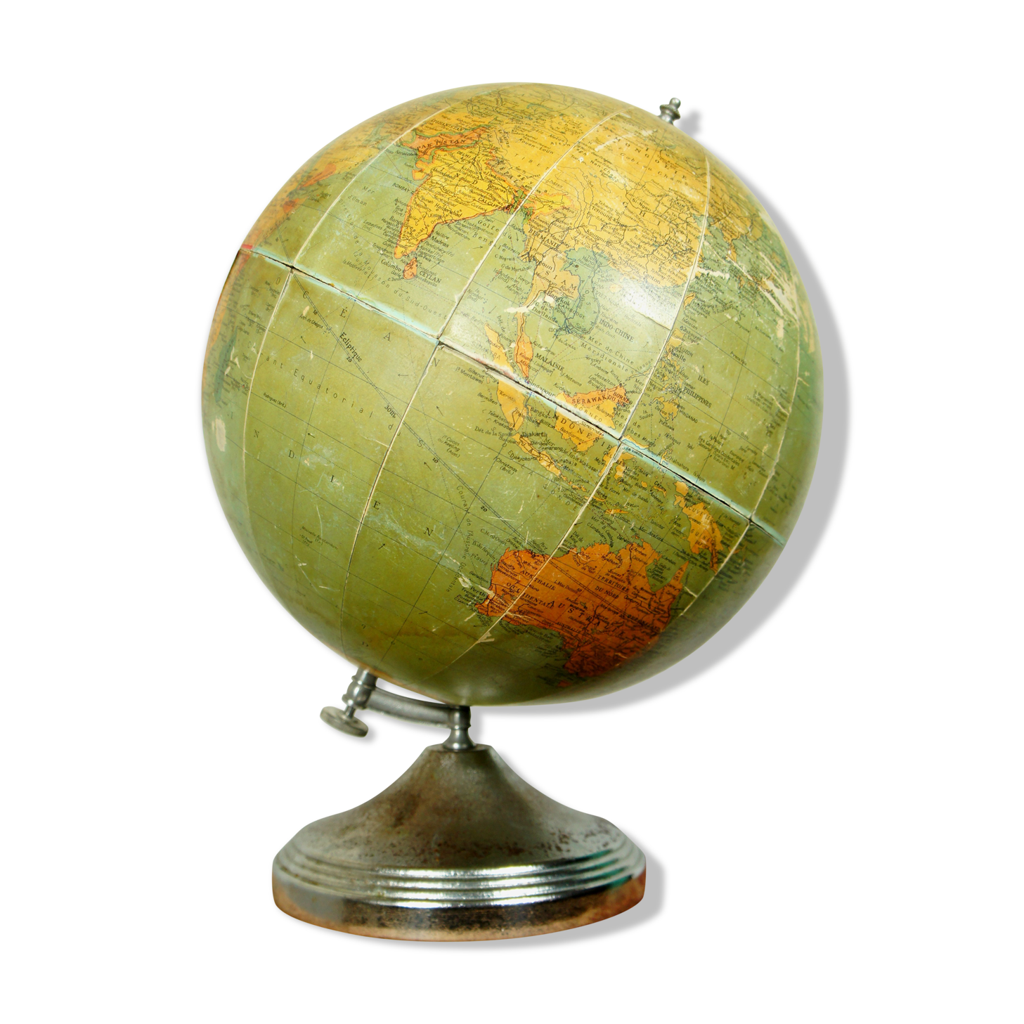Globe maps Taride Philips challenge globe before 1935