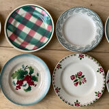 Mismatched plates Terre de Fer