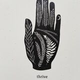 Digital poster print "Thrive"