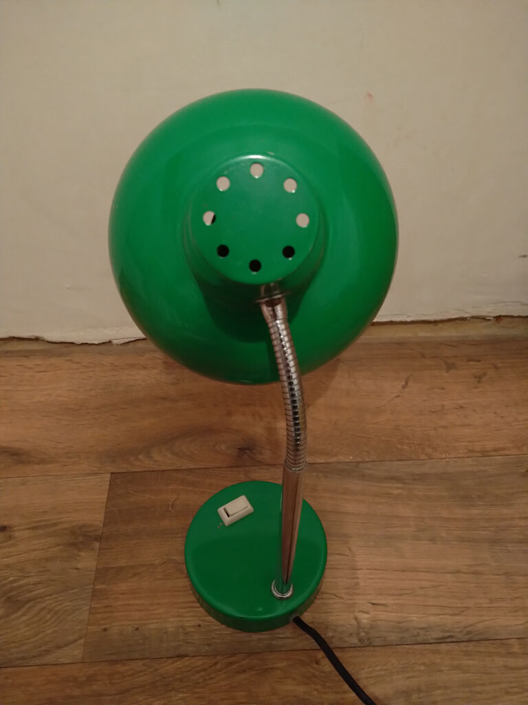 Vintage green table lamp