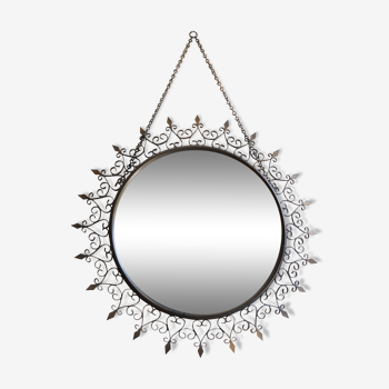 Chaty Vallauris vintage mirror 43cm