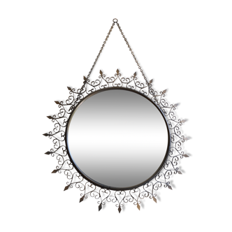 Miroir vintage Chaty Vallauris 43cm