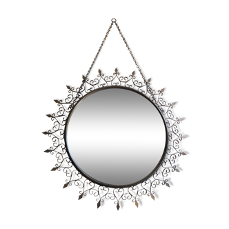 Chaty Vallauris vintage mirror 43cm