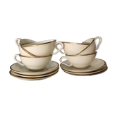 Vintage coffee service Thomas Ivory Rosenthal in ivory porcelain – for 6 people