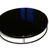 Table basse design 120 piétement aluminium