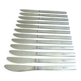 Lot de 12 couteaux UTA inox , vintage