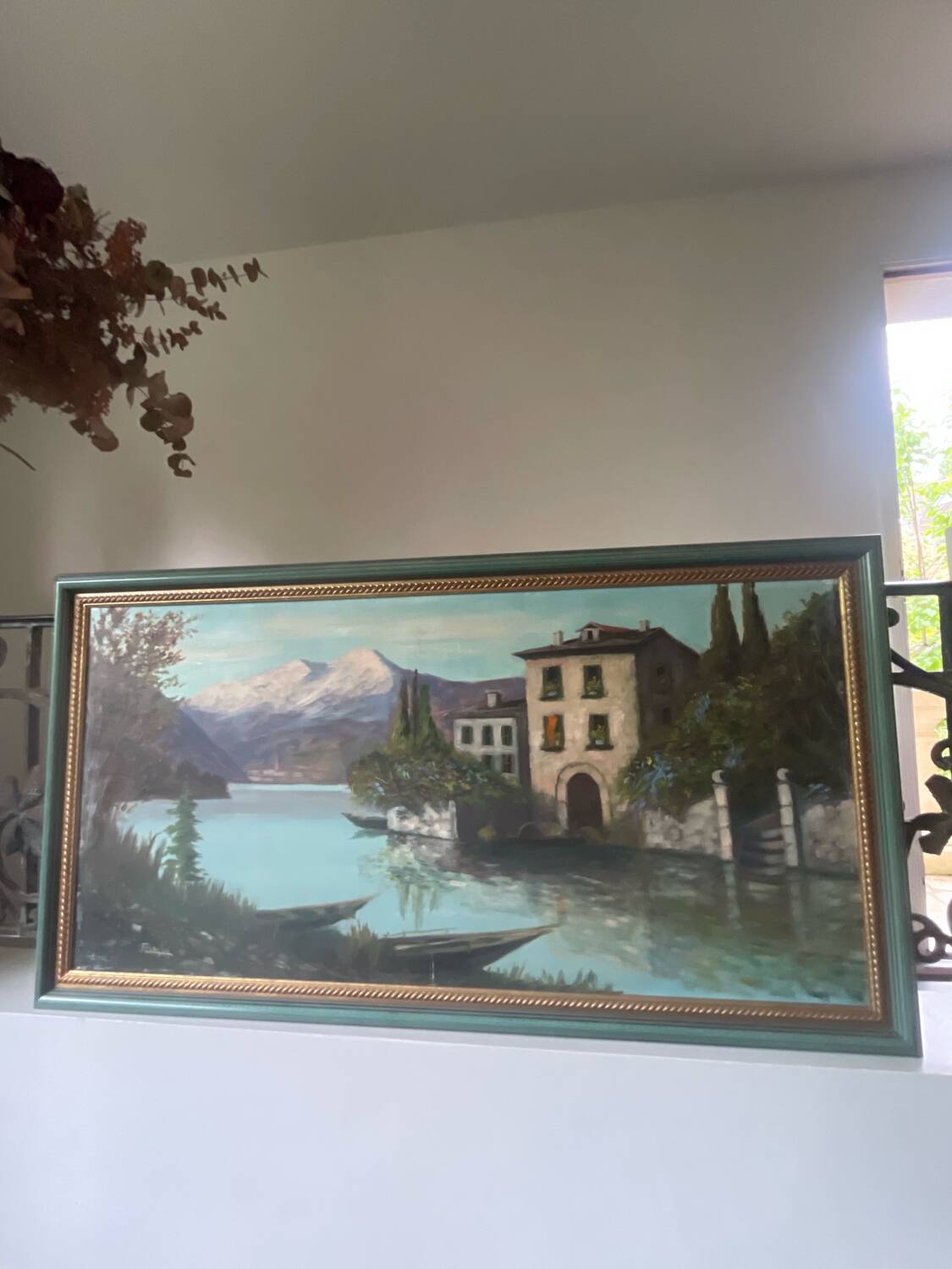 Large 20th century oil on canvas signed J. Beyly