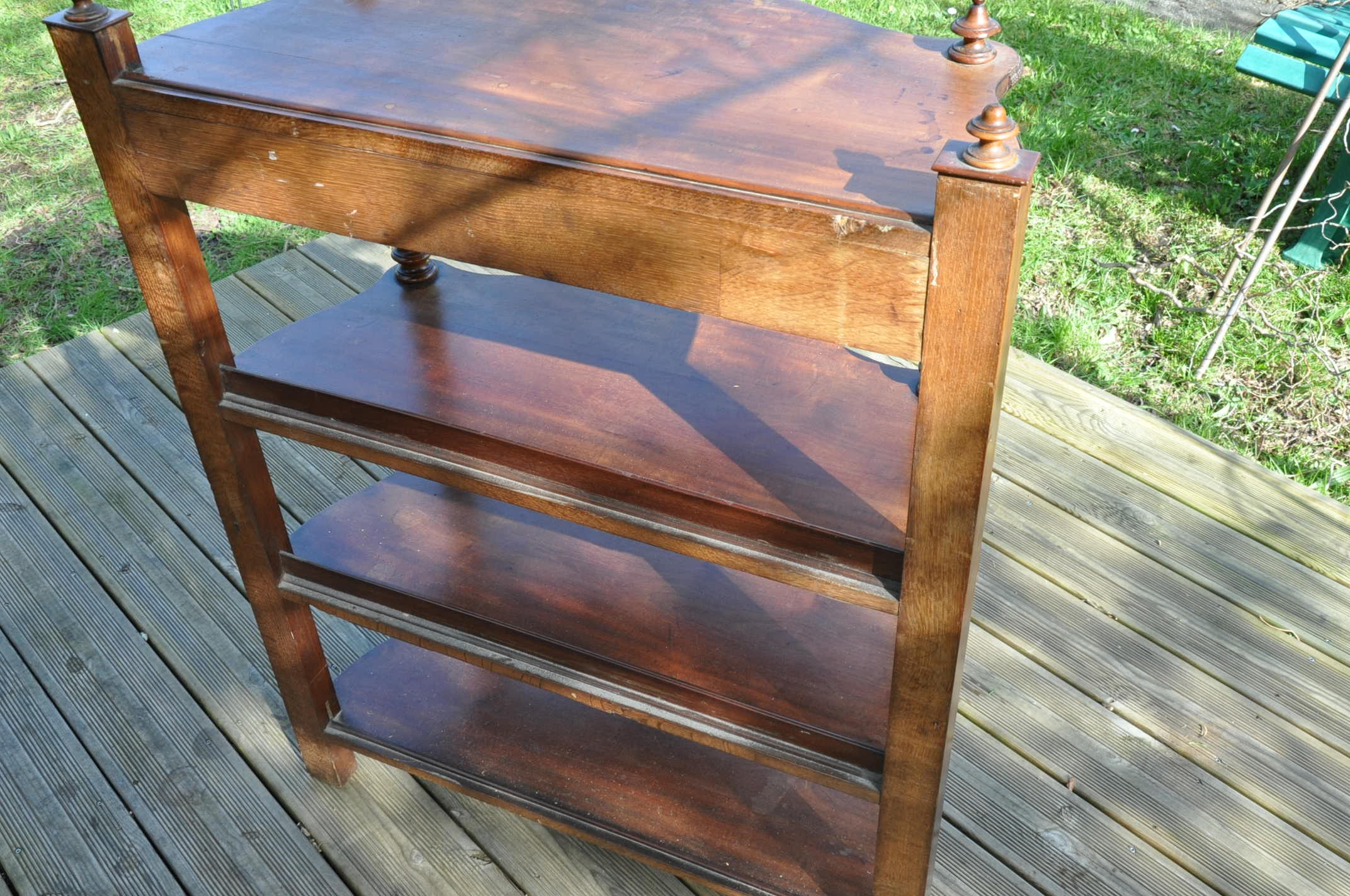 Mahogany console