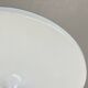 Rare white 52cm Disc Wall Light by Honsel, Germany 1970s