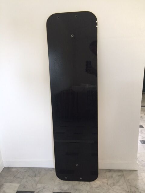 Amber mirror gold strapping  37x136cm