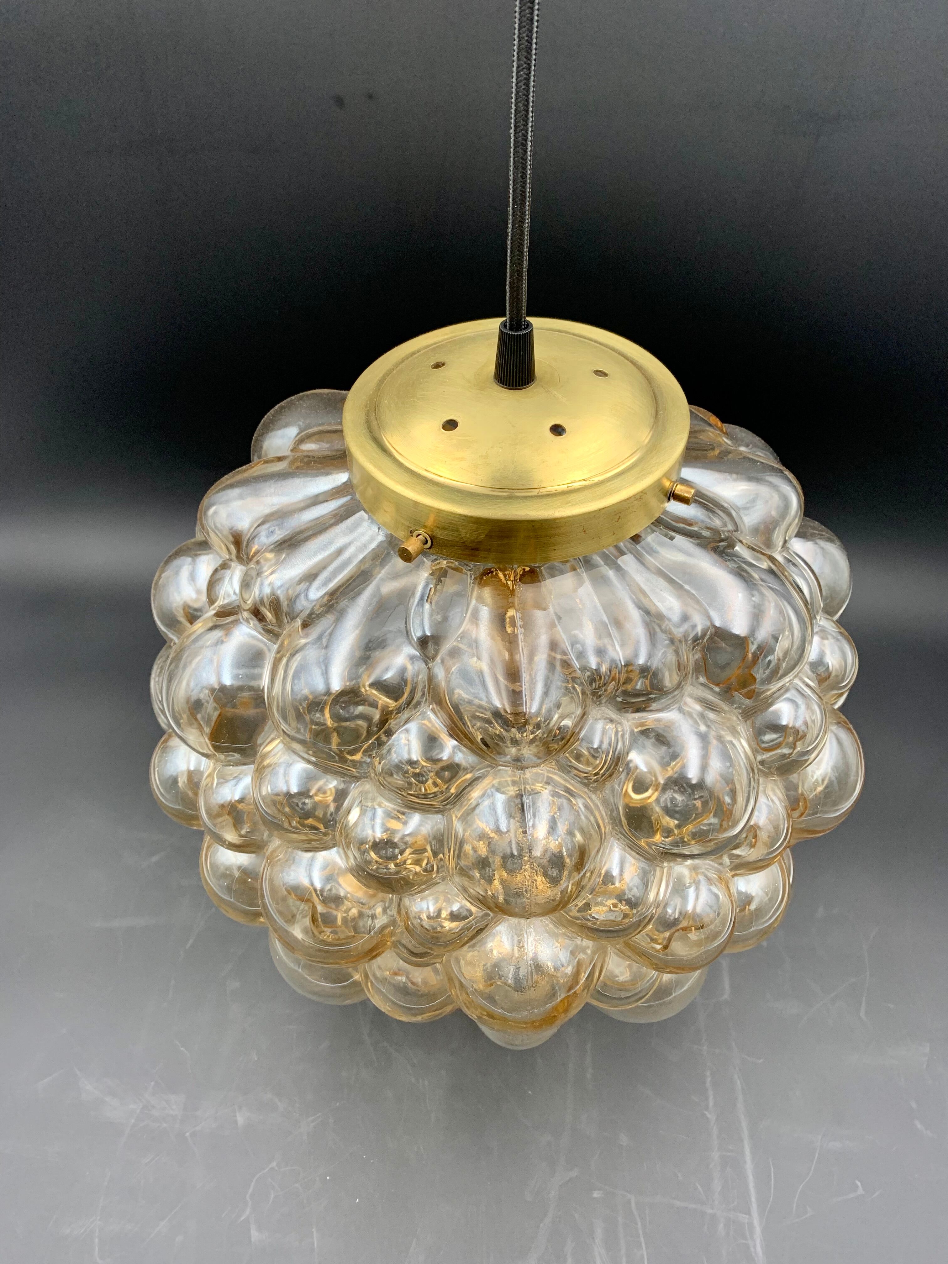 Glasshutte Limburg pendant lamp by Helena Tynell