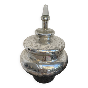 Mercurised glass bottle