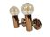 Raak Amsterdam - model R. 105 15 - brass - scones (2) - Amsterdam - 70's