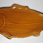Plat zoomorphe poisson Poet Laval