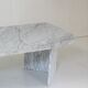 Table basse vintage en marbre  1970
