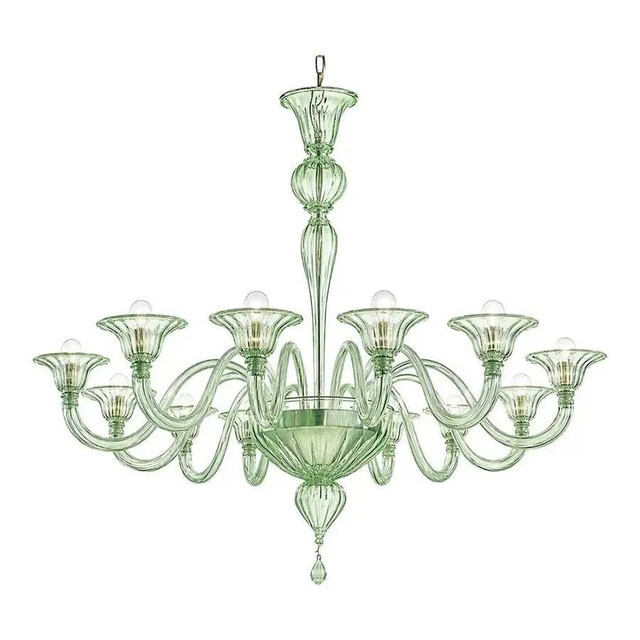Modern Rigadin Murano Glass Chandelier by Simoeng