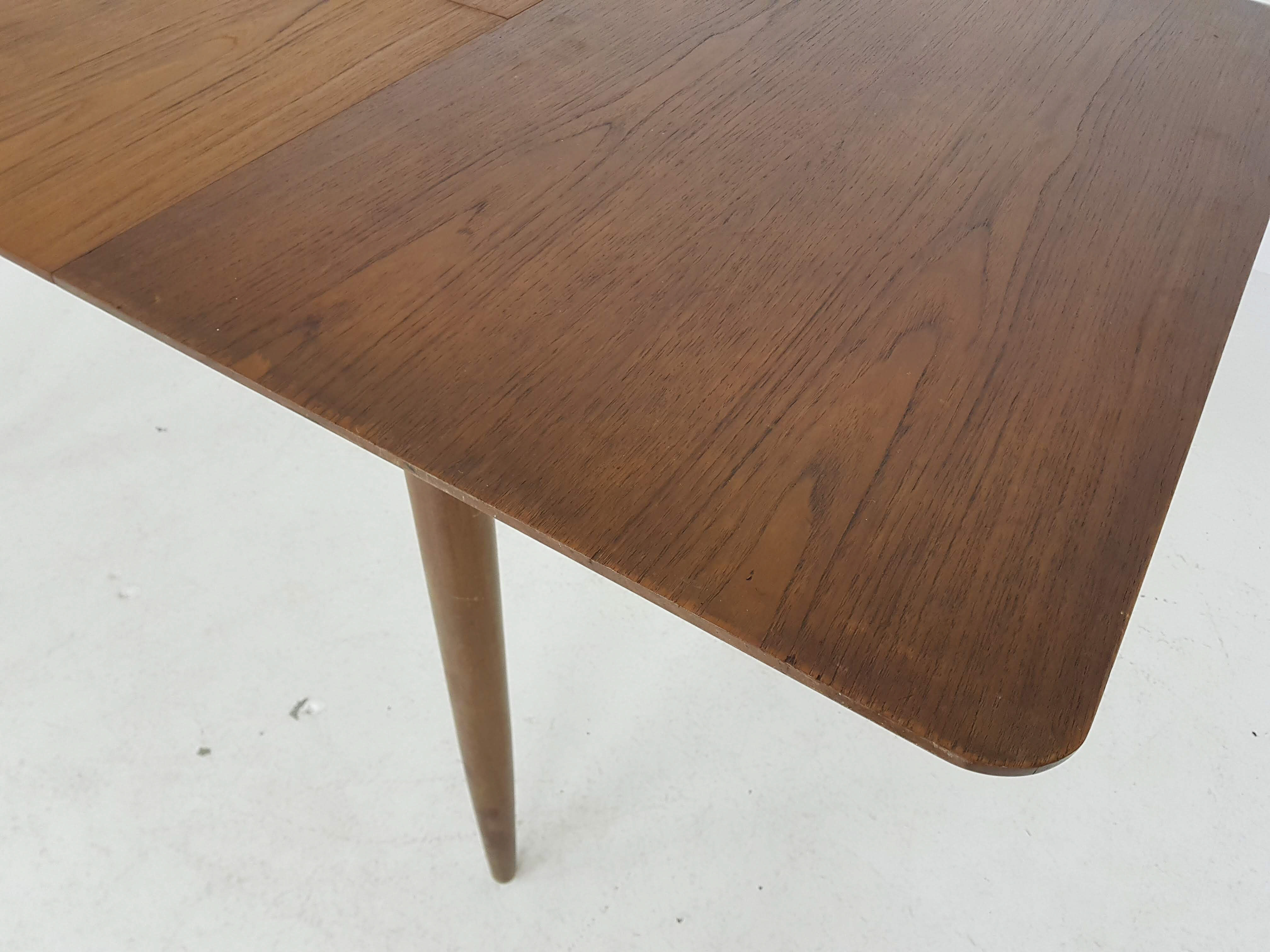 Danish design teak extendable dining table 1960’s