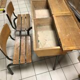 Double school desk