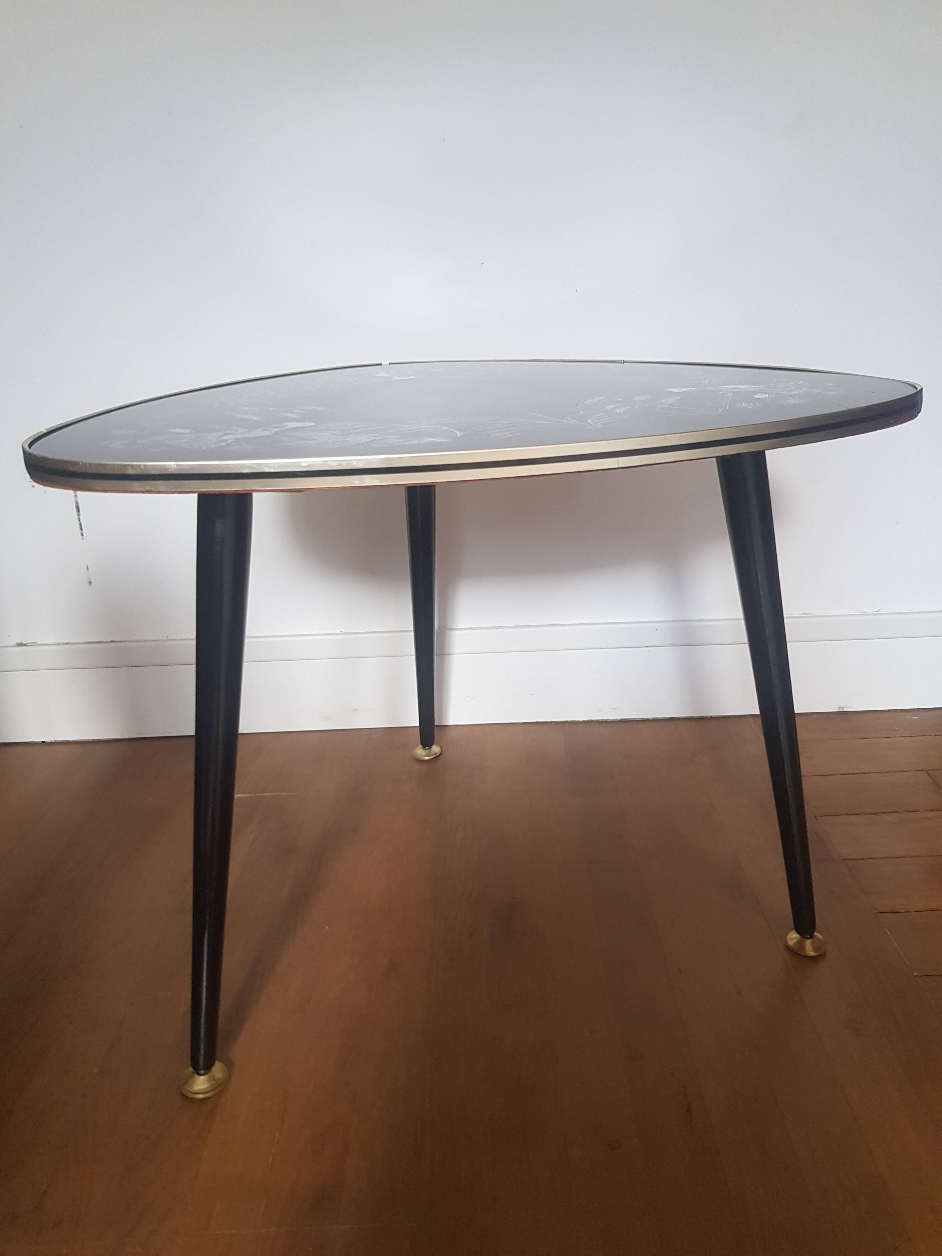 Table basse tripode Art Déco