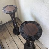 Pair of African stools