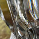 large cut crystal vase Saint Louis 1967