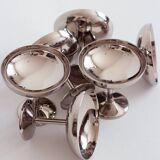 Set of six minimalist ice cream cups, Italy, 1970s