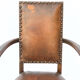Chaise caquetoire en chêne