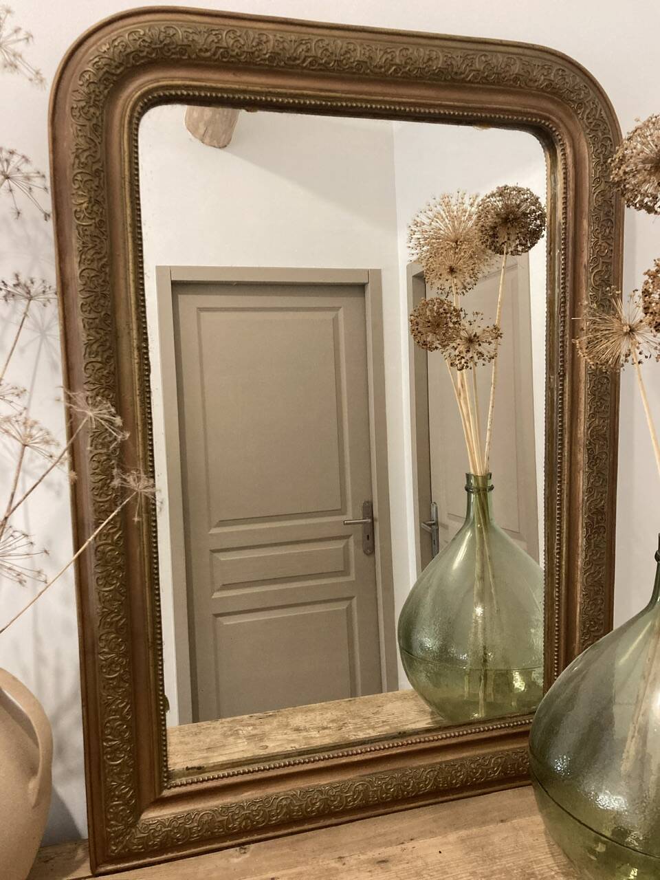 Restored old mirror