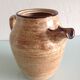 Beige pitcher in glazed ceramic from Salins vintage 60s-70s