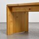 Solid pine bench, Les Arcs 1600, France