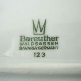 Set of 12 flat plates and 1 Bareuther dish