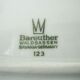Set of 12 flat plates and 1 Bareuther dish
