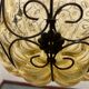 Wrought Murano Glass Light Pendant 1950’s