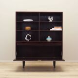 Mahogany bookcase, Danish design, 1970s, manufacturer: Omann Jun