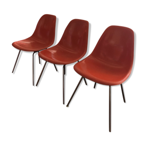 Lot de 4 chaises Eames miller DSX