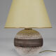 Round art deco ceramic lamp besnard style