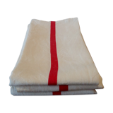 Set of 3 old linen towels