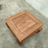 "Opium" coffee table in carved solid wood - Chic Ethnic Style