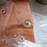 Biot cup in bubbled and blown glass, 1970s