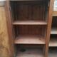 Asymmetric solid walnut buffet