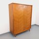 Vintage oak wardrobe from the 1960s.