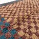Authentic handmade natural wool rug size 2/3 m