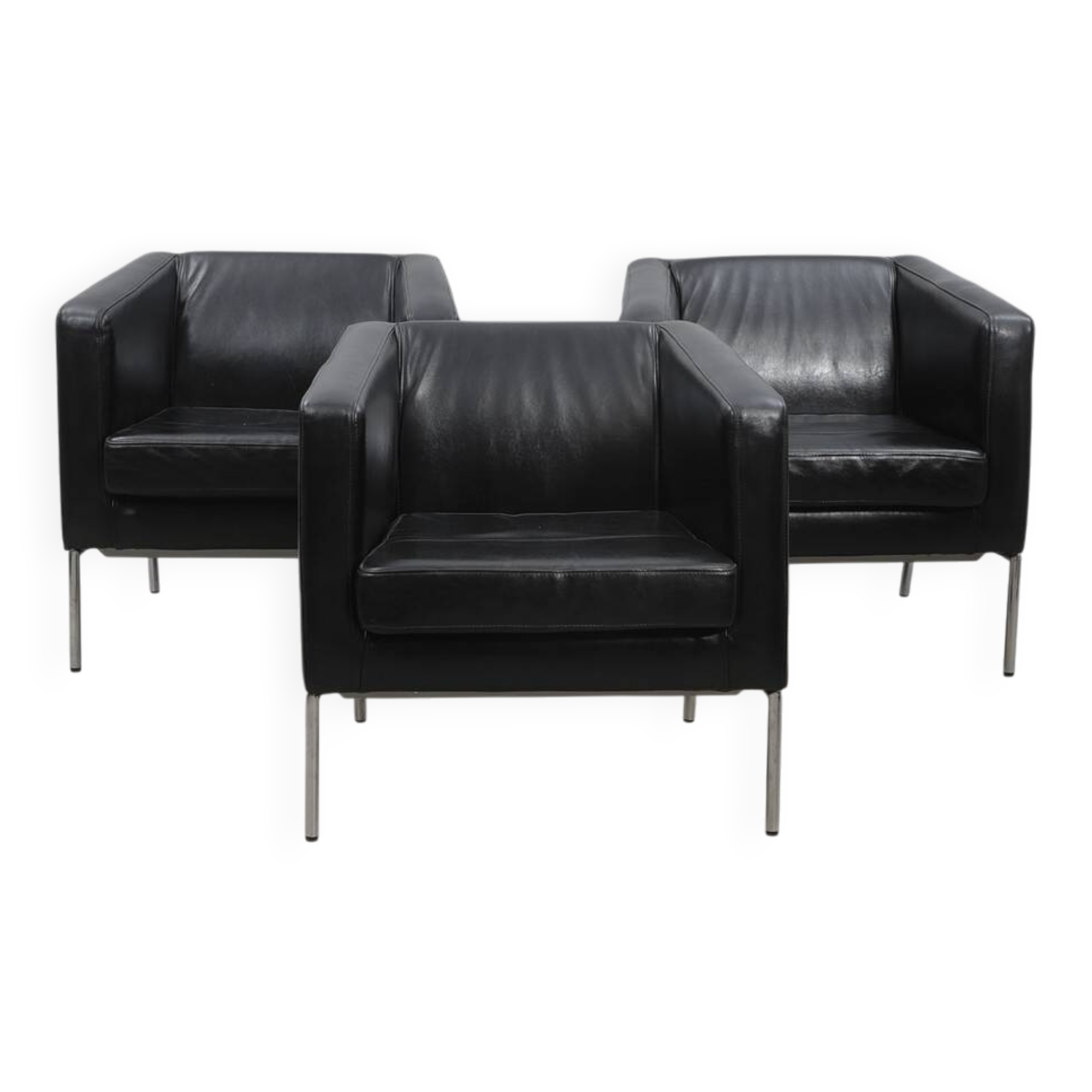 IKEA Armchairs (Set of 3) — 1999 — Vintage Scandinavian Seating Trio