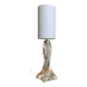 Vintage twisted crystal lamp, 25 cm, newly rewired • Decorative