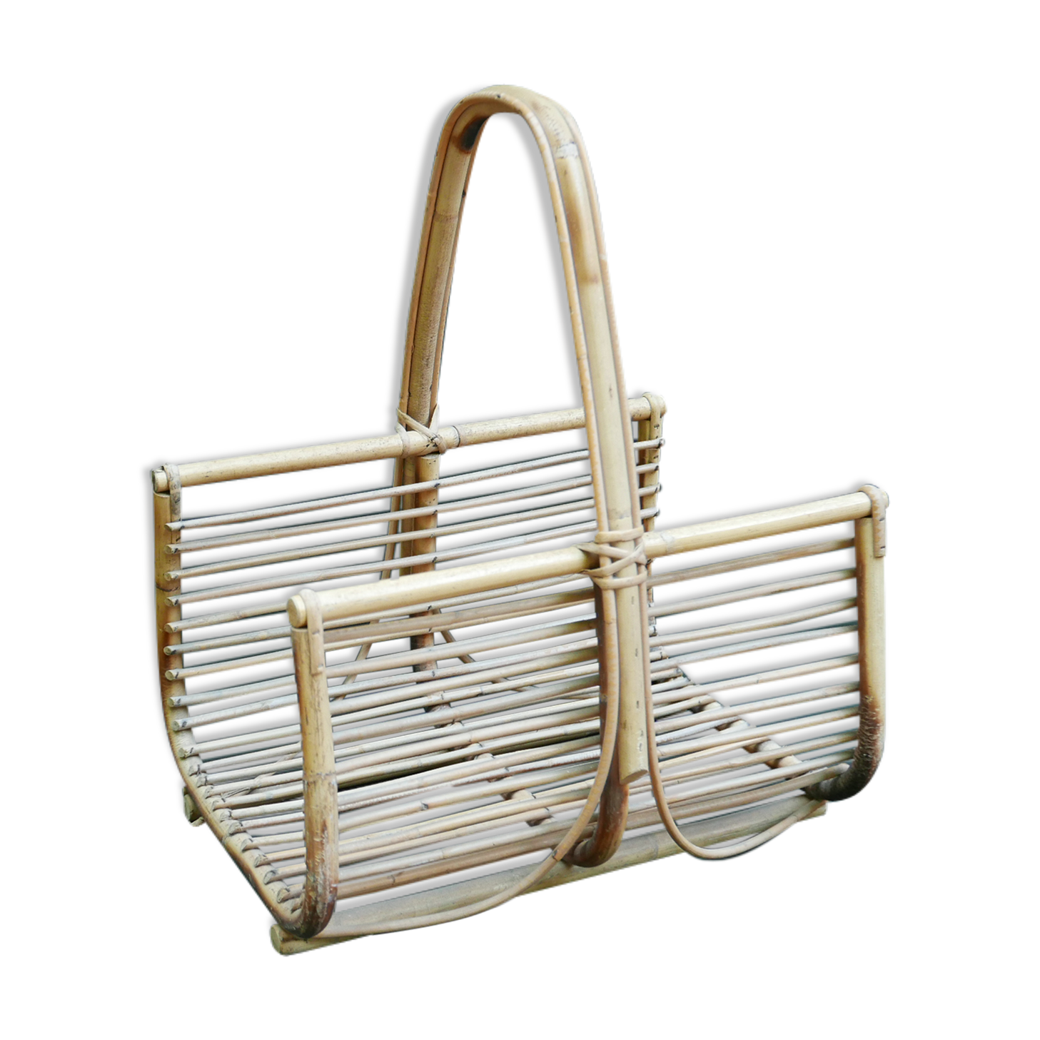 Log Rack bamboo of the 1960s